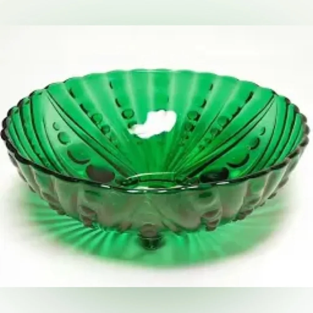 Vintage Anchor Hocking Footed Serving Bowl